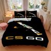 3pcs CS GO Themed Gaming Bedding Set-Perfect for Gamers, Decorative Bedroom Accessories, Festival Gifts, Travel Essentials, Daily Use1202123