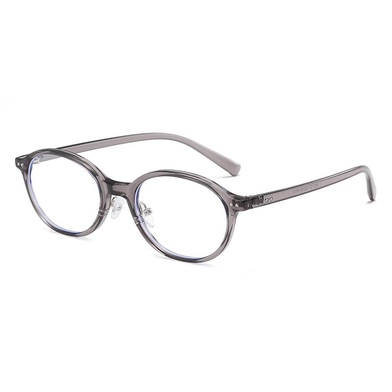 

Tea Frame Oval Myopia Glasses Finished TR90 Anti-blue Light Shortsighted Prescription Eyeglasses With Diopters -0.5 -0.75 To -6 0