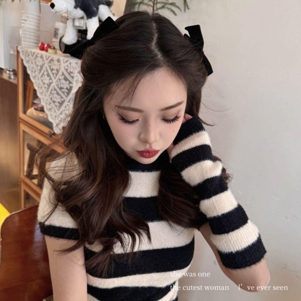 Bang Comb Sweet Hair Pin Styling Tools Broken Hairpin Retro Bowknot Hair Clip