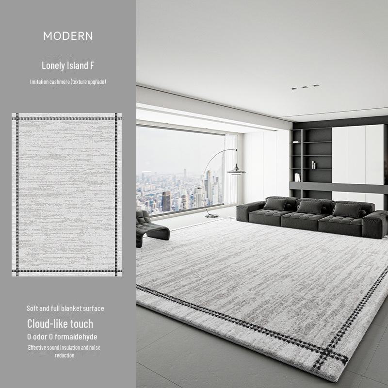 2024 Italian Living Room & Bedroom Imitation Cashmere Carpet - Thick, Dirt-Resistant, Low Maintenance