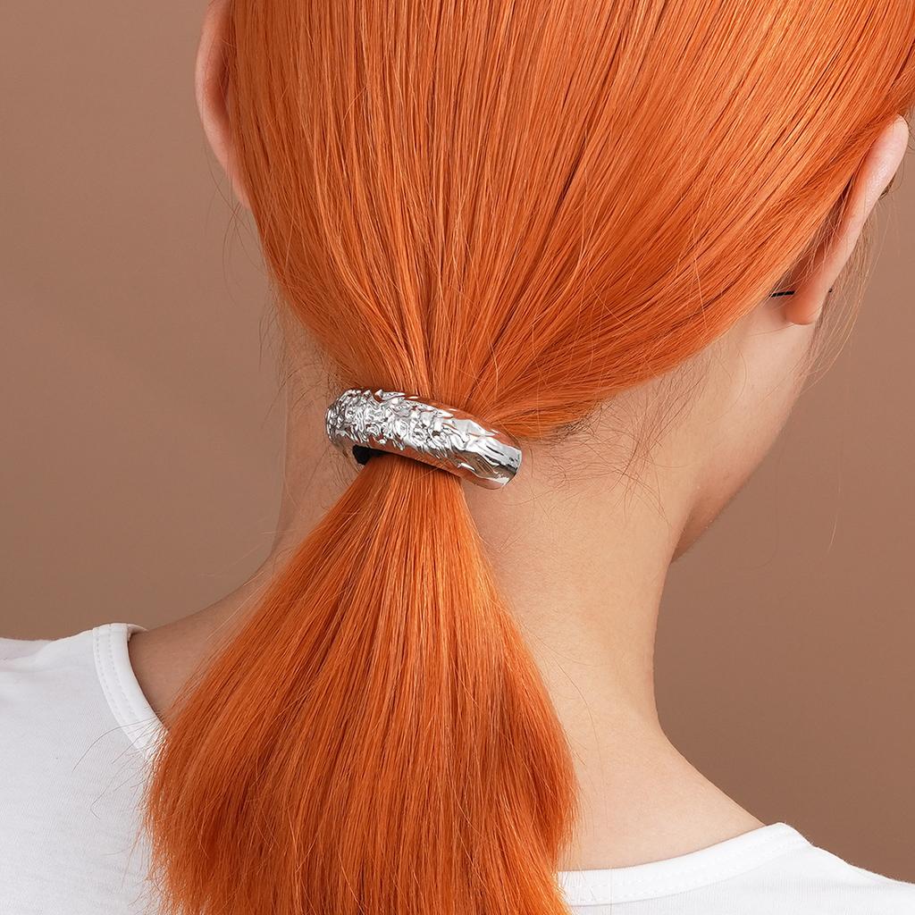 New Metal Irregular Golden Color Hair Bands Elastic Hair Scrunchies Hair Rope Headbands Women Girls Hair Accessories Gifts 2026