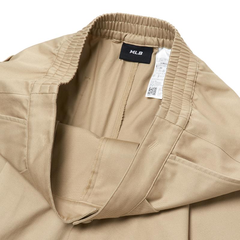 New MLB BASIC BERMUDA SS22 Shorts Unisex Beige 3ASM60323-50BGS