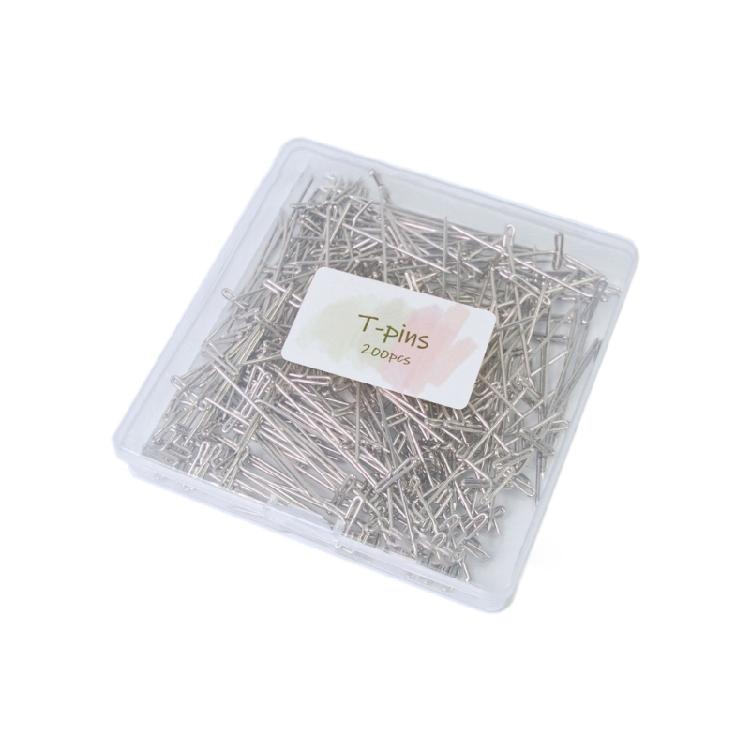 Stainless Steel T-Pins Needle Wigs Sewing Pins for Holding Wigs Hair Extender Wigs