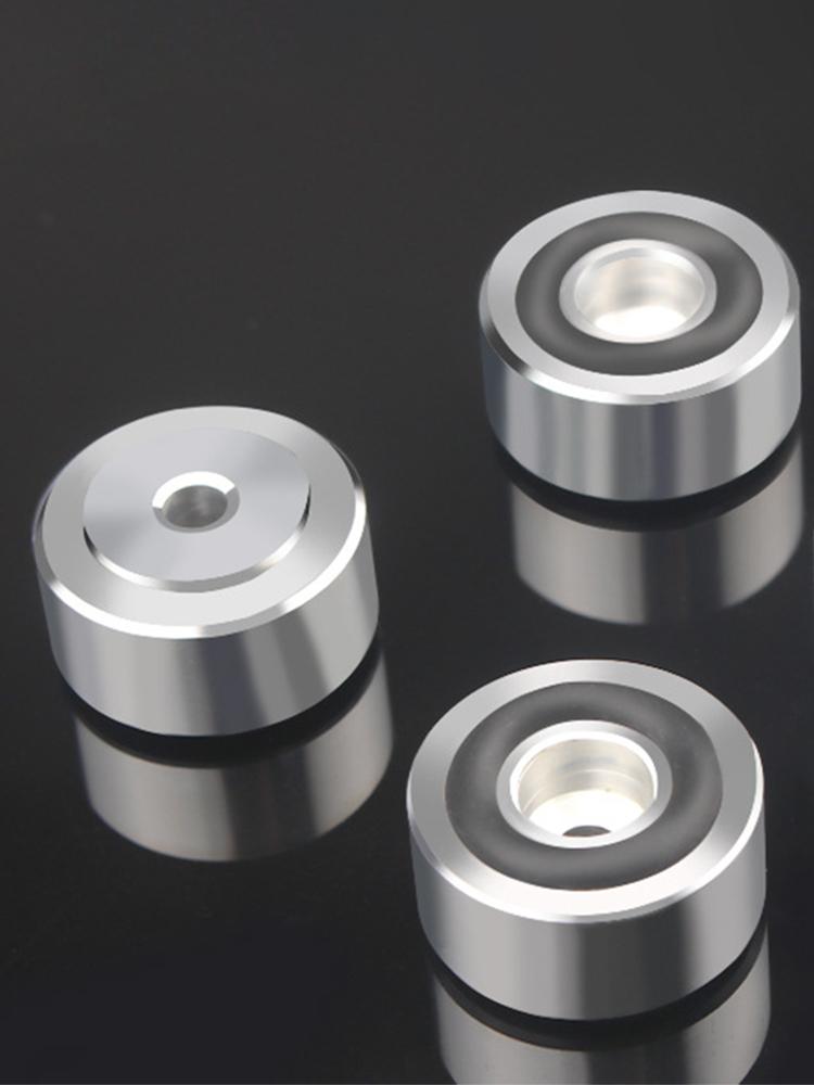 4 Adet HIFI Hoparlör Sivri Uç Stand Ayak Pedleri Alüminyum Alaşımlı Hoparlör İzolasyon Standı Ayak Pedleri Kaymaz Hoparlörler CD Amplifikatör için