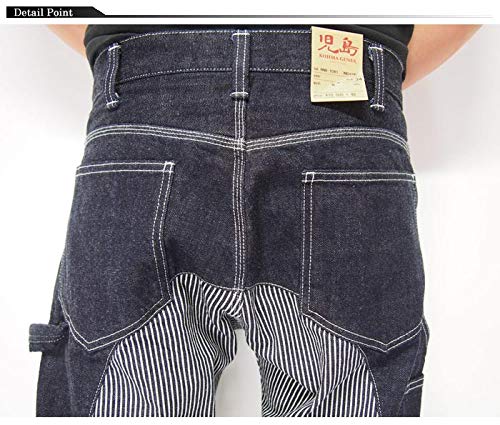 Kojima Jeans KOJIMA GENES Monkey Combo Painter Pants, Jeans/Denim/Made In Japan/Men's/RNB-1081A-Indigo Hickory-36