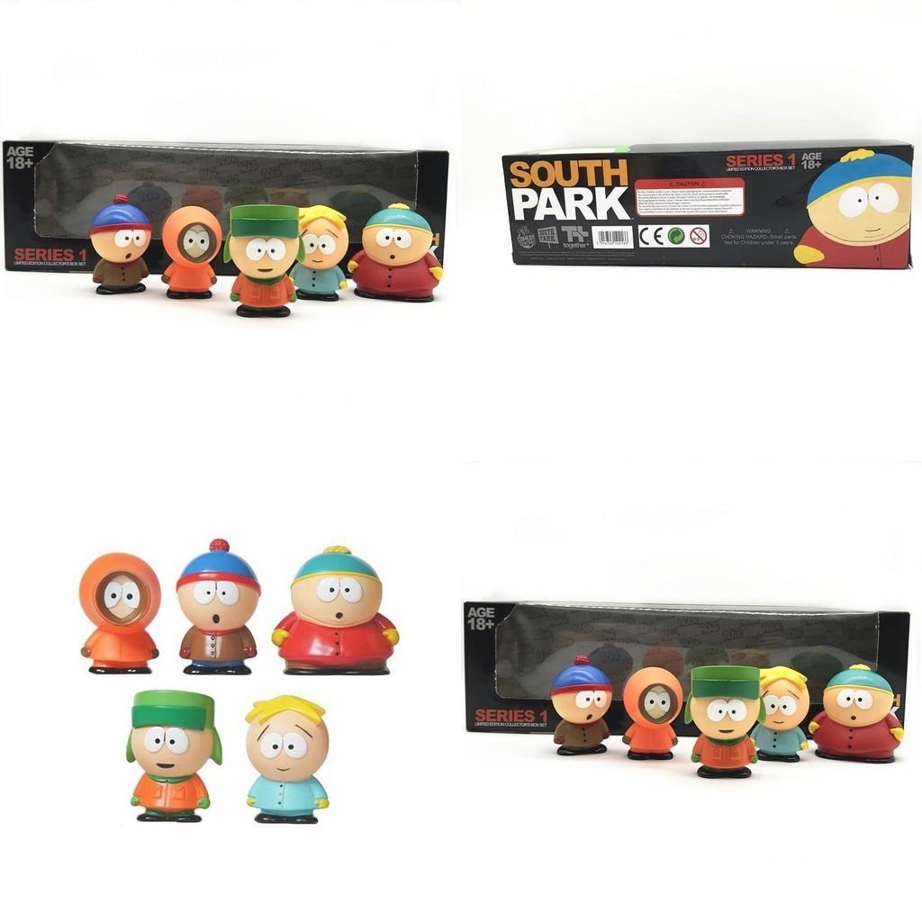 5pcs South Park Figures Block Set For Children's Imagination Play And Home Decoration