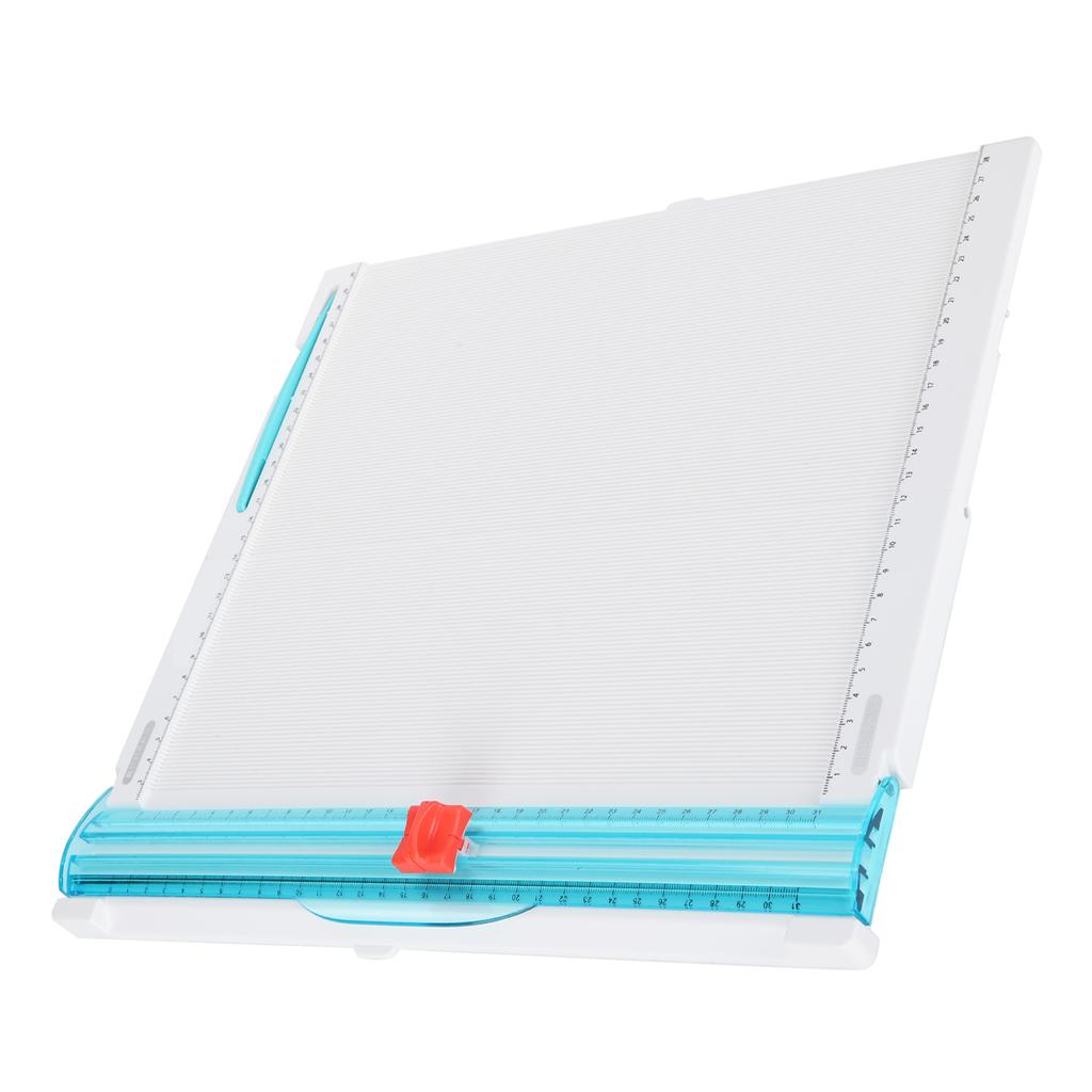 Paper Cutter Origami Manual Scale Cutting Tool with Scratch Knife Portable Photo Trimmer