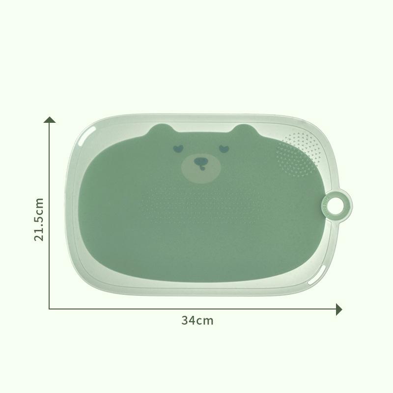 Household Cartoon Chopping Board Kitchen Double-sided Chopping Board Portable Side Boards Multifunctional Cutting Boards for Fruits and Vegetables