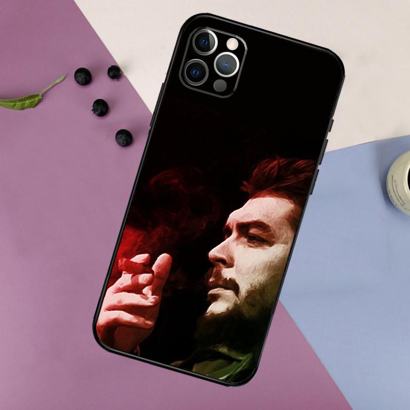 Che Guevara Phone Case For iPhone 16 15 14 13 12 11 17 Pro Max 13 Mini 16 Plus 16e 17 Air Bumper Cover