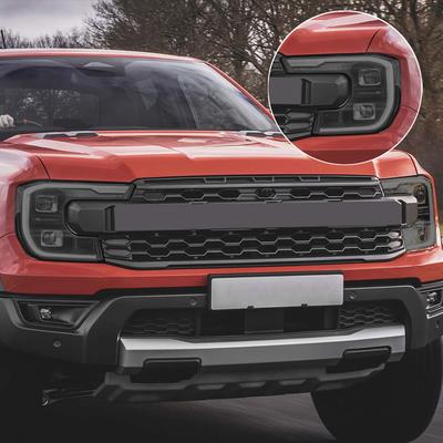 Pour Ford F150 Raptor 2015-2026 Noir Fumée Pré-découpé Film Protecteur de Phare de Voiture Anti-Rayures Film Vinyle Brillant