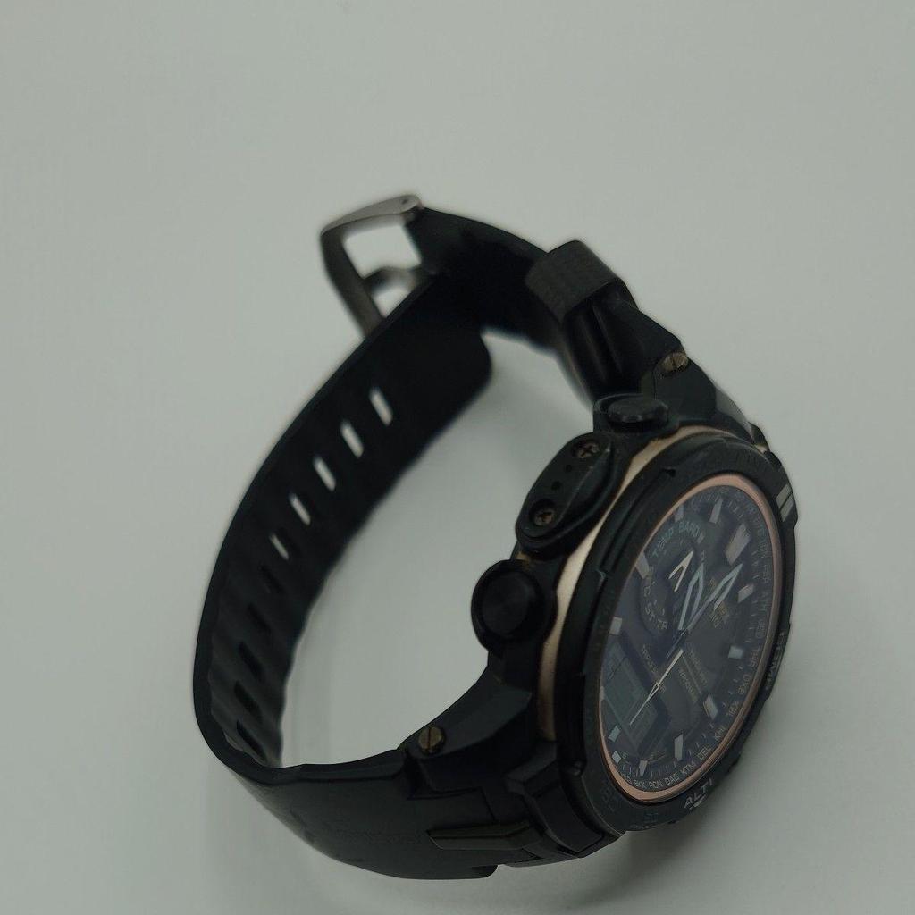 Used CASIO PRO TREK PRW-S6000Y Triple Sensor Radio Solar Watch
