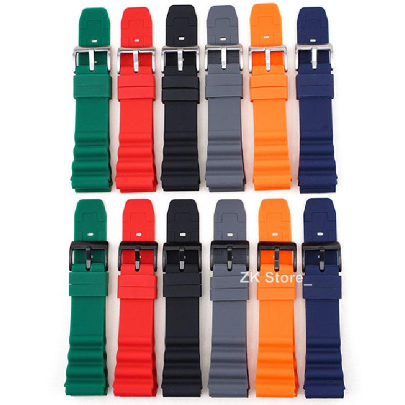 Cinturino in silicone da 22 mm per Seiko, cinturino in gomma da 20 mm, cinturino sportivo impermeabile per immersioni, cinturino di ricambio in gomma per uomo, accessori per orologi