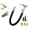 Car Tire Inflatable Pump Extension Tube Adapter Air Inflator Hose Twist Tyre Air Connection Locking Air Chuck