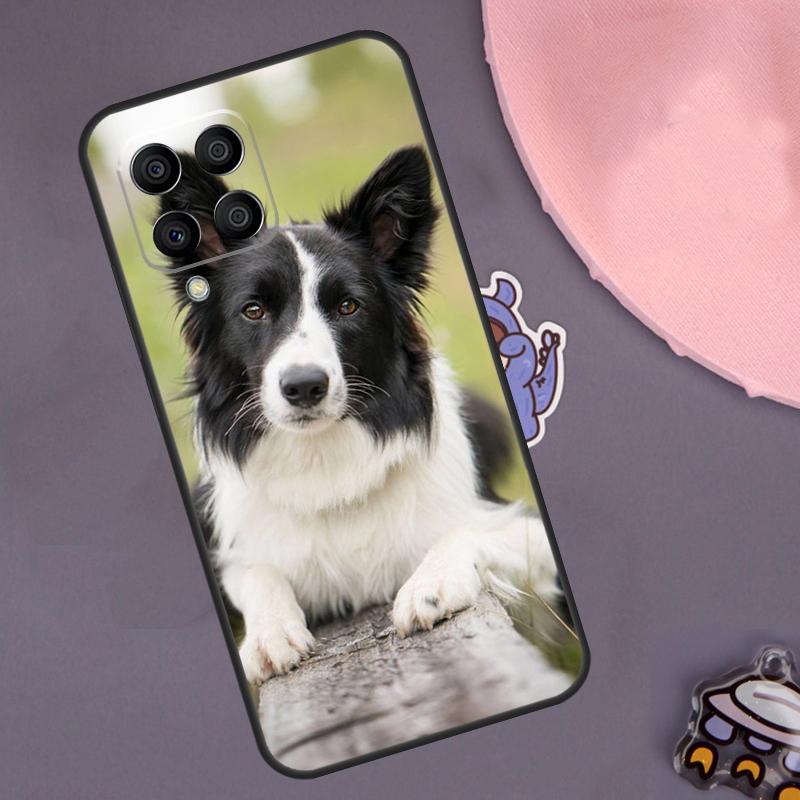 Border Collie Dog Case For Samsung Galaxy M13 M33 M53 M20 M30s M31s M12 M32 M52 M11 M21 M51 M14 M34 M54 M55