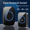Smart Wireless Doorbell with Flashing Light for Home, Commercial Use, and Elderly Caller Alert