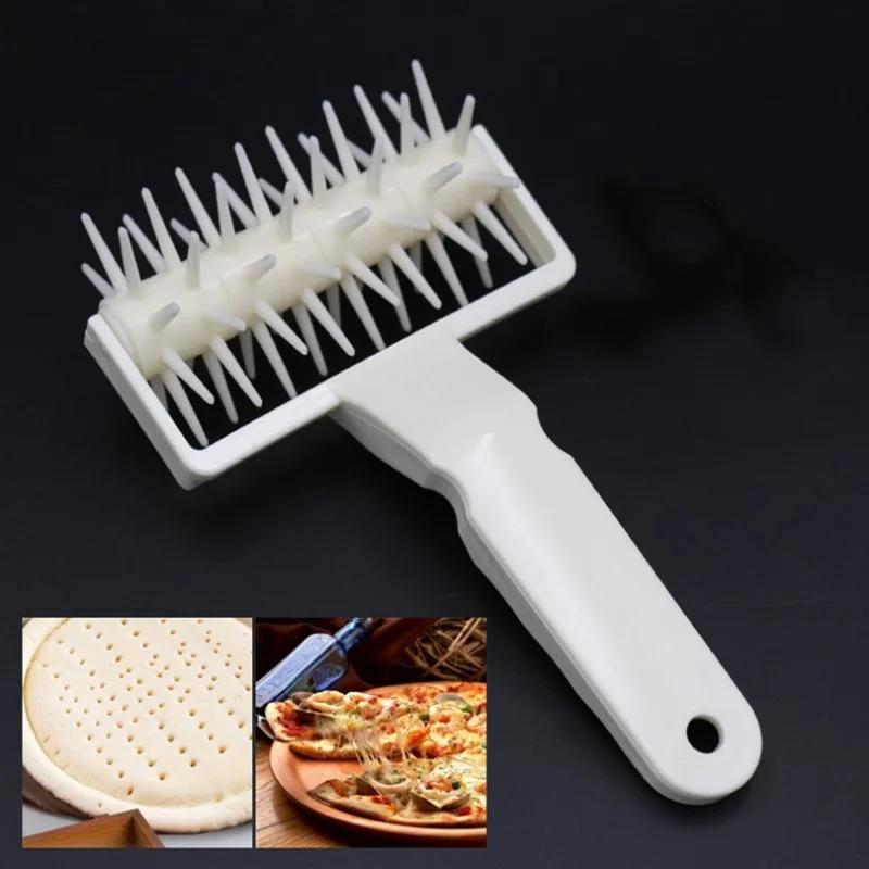 Pastry Pizza Lattice Roller Cutter and Studded Pizza Roller Pull Net Wheel Knife for Dough Cookie Pie Kitchen Baking Supplies