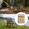 Pouch Beach Organizer Folding Chair Armrest Storage Bag Canvas Multi Pocket Snap Straps