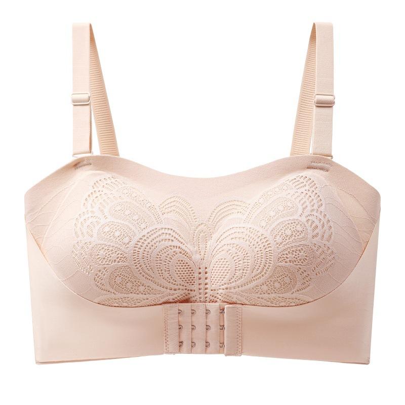 Strapless Bra Women's Underwear Anti Slip Gathering Bra Thin Design Breast Collection Anti Sagging Strapless Bra