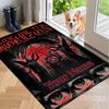 Custom Name Bring Me the Horizon Crystal Velvet Floor Rug Personalized Text Soft Carpet Home Decor