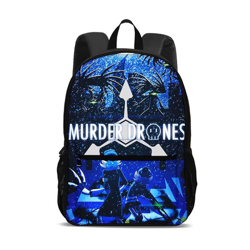 Murder Drones Backpack Versatile Large Capacity Outdoor Travel Mountaineering Boy and Girl School Birthday Best Gift