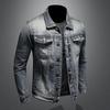 Nieuwe mode eenvoudige retro slim fit denim jas herenjack denim