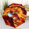 DRAGON BALL Print Automatic Open Close Umbrella, Portable Foldable Umbrella, for Outdoor Commute Camping Trip, Ideal Birthday Gift