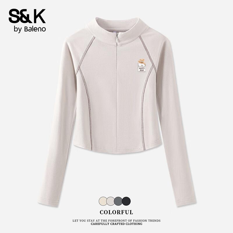 

Baleno S&K Women s Semi-High Collar Fleece Base Layer Top XL