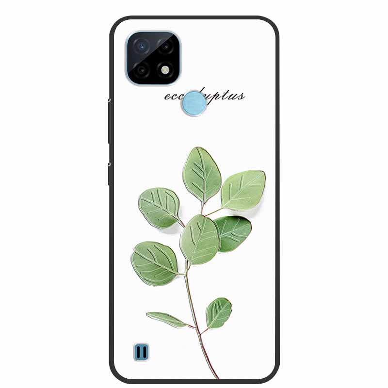 For Realme C21Y Case 3D Flower Emboss Soft Silicone Phone Case For OPPO Realme C21Y RMX3261 Capa TPU Funda Realmi C21 Y Coque