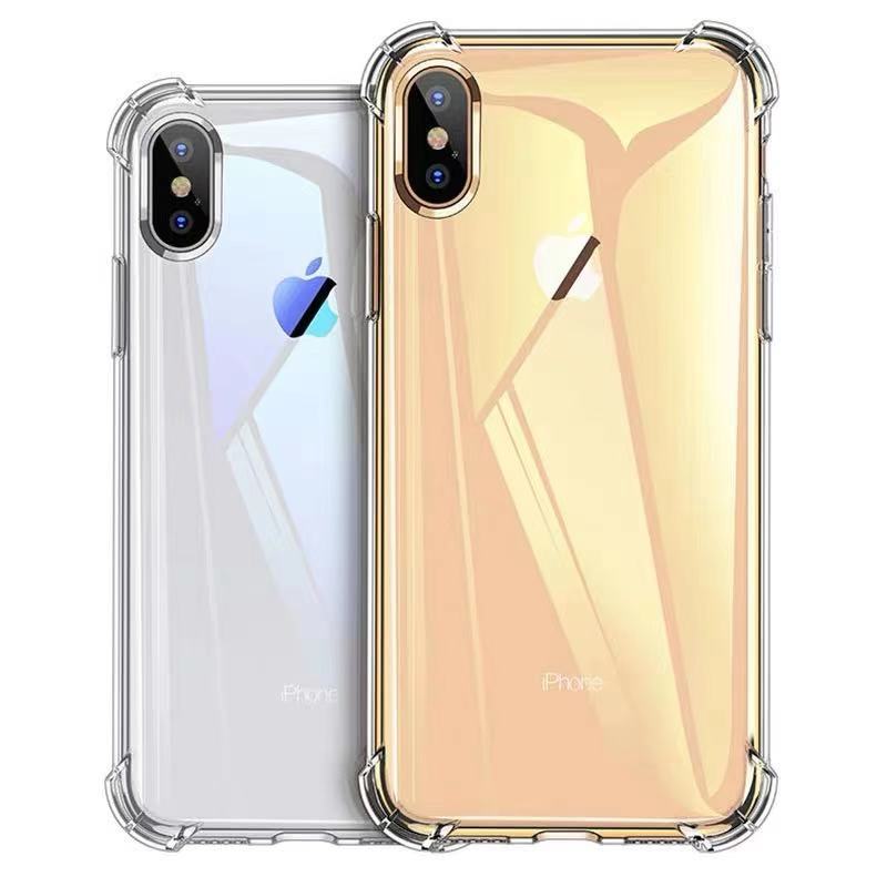 Applicable To Apple 16 Transparent Mobile Phone Case Iphone15 Anti-fall Promax Silicon 11 Glue 12 Protection 16E Protection 14 Set 13