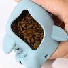 Fish-Shaped Cat Treat Dispenser Toy Cat Puzzle Slow Feeder Interactive Silicone Chew Toy for Indoor