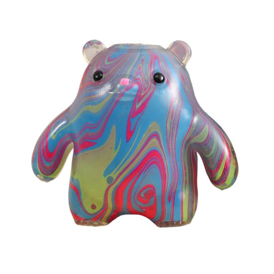 

Bear Squeeze Toy Slow-Rising TPR Fidget for Stress Relief Soft Decompression Gadget for Students Adults Portable Novelty Gift for Anxiety