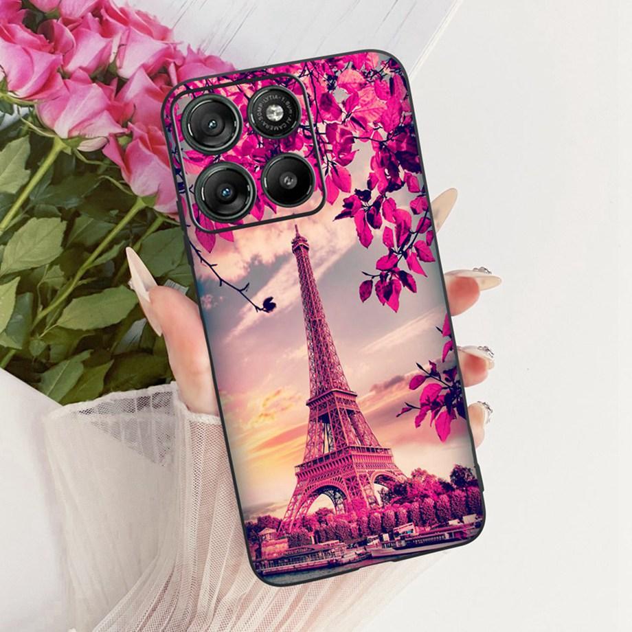 Flower Cartoon Fashion Design Phone Case For Motorola Moto G77 G67 5G Funda Soft Silicone Matte Back Cover XT2621-2 XT2621-4
