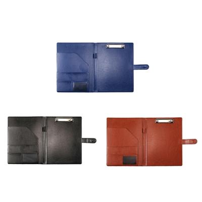 Business Conference Folder Leather Clipboard Folder Letter Size Document Folder with Card Pocket Storage Pocket Pen Slot