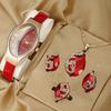 2025 Fashion Luxury Montre Bracelet Watch Womens Watch Quartz Watch Set Necklace Earring Set Women's Jewelry Montre Femme