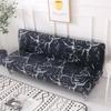 String Printed Folding Sofa Furniture Bed Cover Sofa Protector Covers Stretch Double Seat Cover Slipcovers For Living Room Area Geometric Print