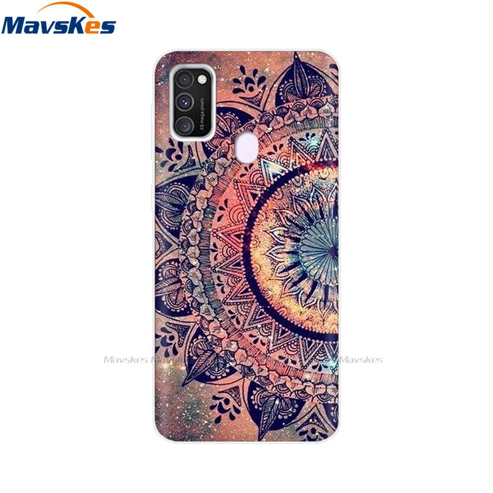 For Samsung Galaxy M21 Case Back Cover Soft Silicone TPU Phone Case For Samsung Galaxy M20 M21 M30 M30s M31 Case Cover Bumper