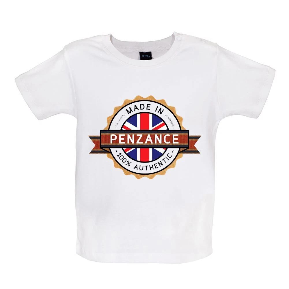 Made In Penzance - Baby Kids Boys Girls Unisex T-Shirt / Babygrow - Town City Village Born Love Live 130