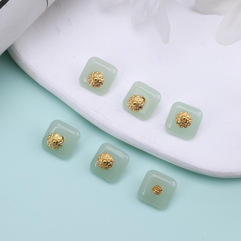 Retro Jade Green Pi Xiu Pendant Charm for Hanfu - DIY Handmade Jade Button Bracelet Accessory