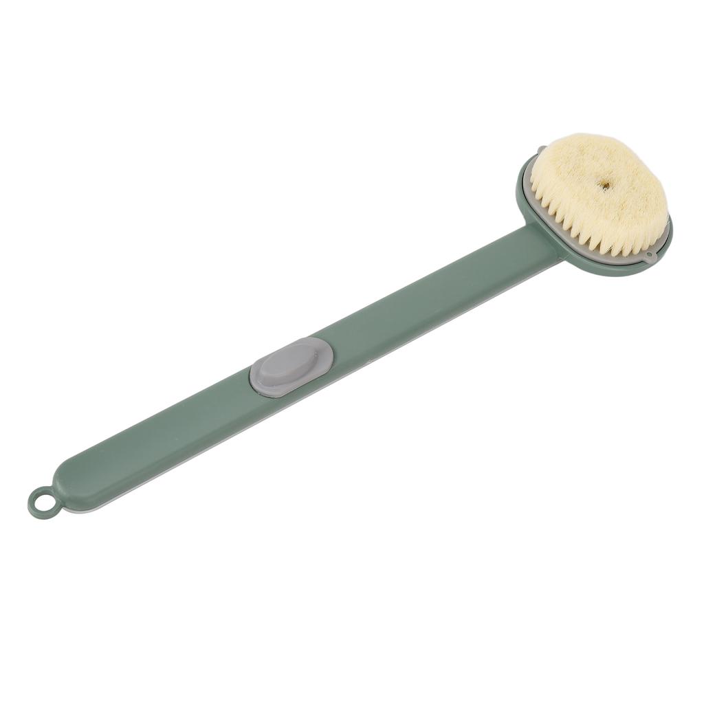 Handle Bath Brush Soft   Button Removable Brush Head Body Bath Brush for Bathroom