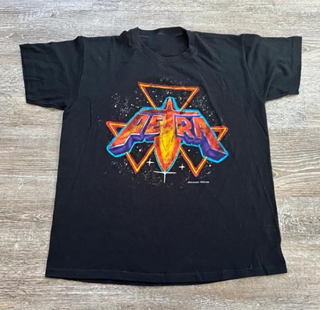 PETRA Christian Rock Logo Classic Short Sleeve S-2345XL Black Tee Shirt OB15 Unisex T-Shirt S