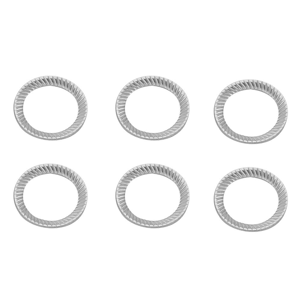 30pcs Stainless Steel Double Side Spring Locking Washer Tool Flat Set DIN9250 M12