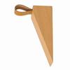 Wooden Door Stopper Prevent Slip Shock Absorbing Quiet Beech Wood Floor Door Stop with Band for