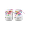 Crocs Crush Clog EVA Colourful Love Fashion and Versatile Comfortable and Casual Hole Shoes Unisex White