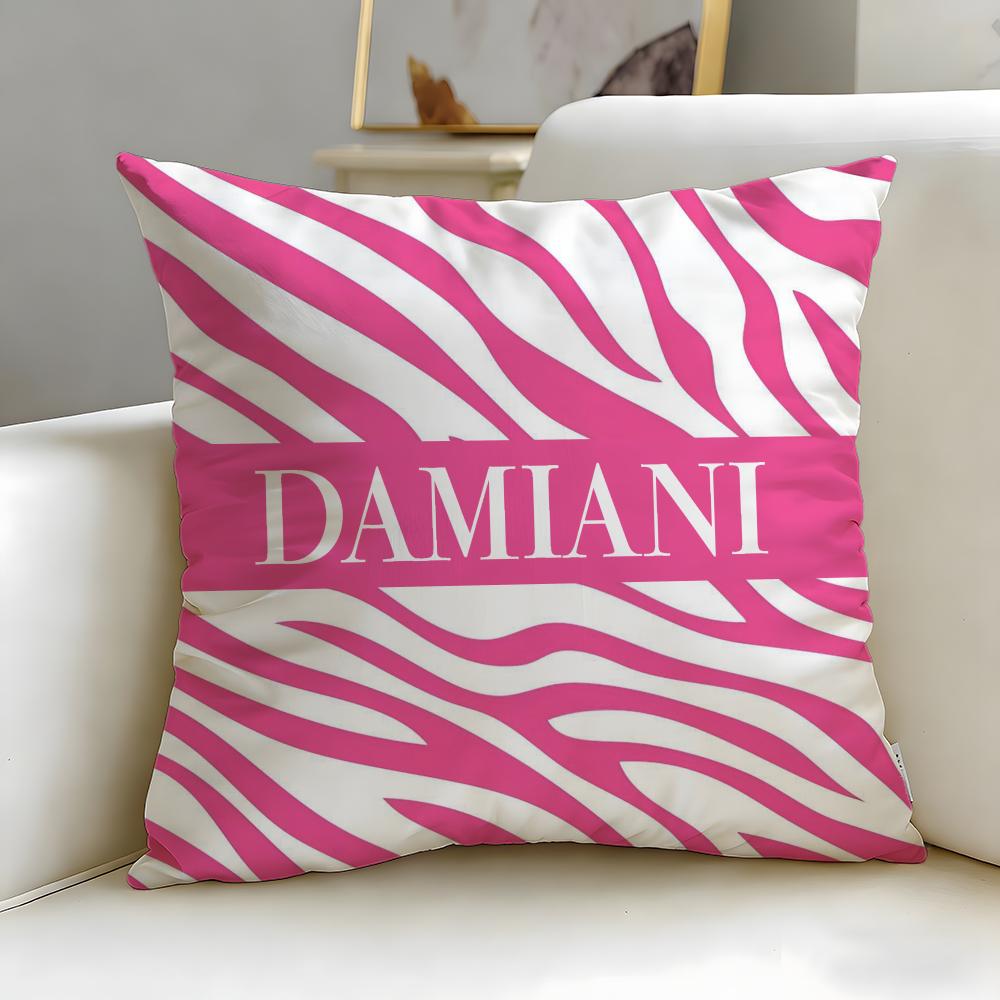 Klassische Schmuckmarke Damiani Kissenbezug Cushion Cover Weich & Leicht zu Waschen – Vielseitig für Sofa, Bett, Reisen und Büro