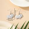 White Sheep Diamond Design Earrings, Earrings, Creative Fashion, Exquisite and Elegant Alloy Material