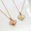 Mcel 14K Melting Chubby Heart Necklace