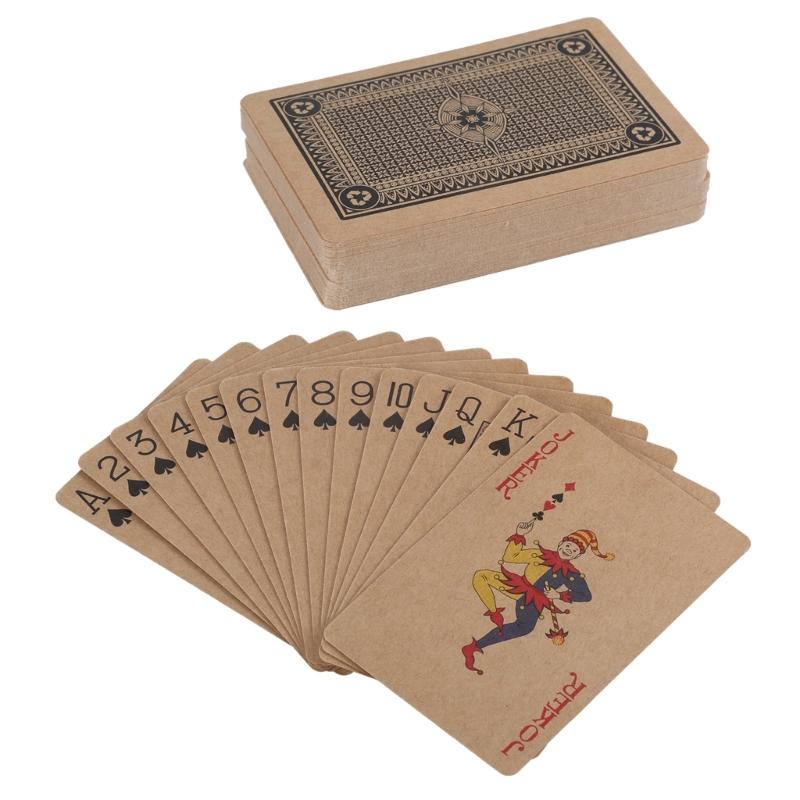 Paper Playing Cards Set Classical Box Packed Poker Deck Magical Tricks Card Game