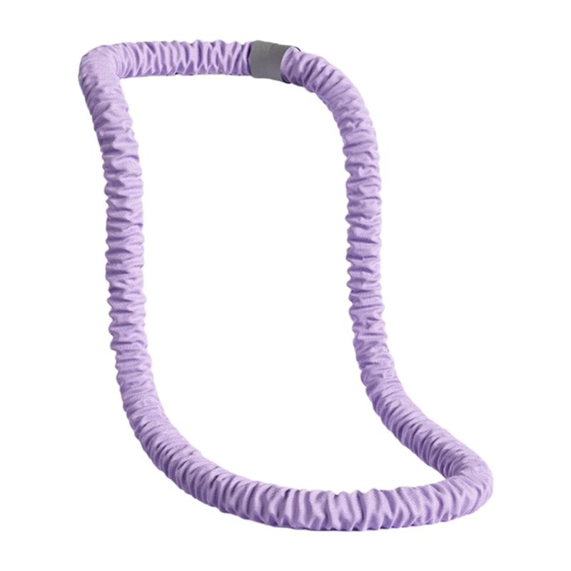 

Flexible Spring Steel Exercise Hoop Friendly Fitness Hoop Gentle On Back Home Workout Toning Tool For Abdominal Workout фиолетовый