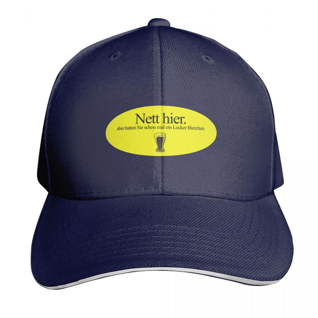 Net Here But Had You Already A Tasty Little Beer German Memes Baseball Cap Men Women Casual Summer Sport Sun Cap