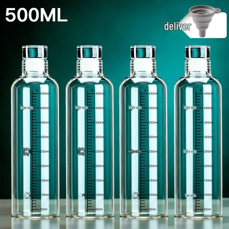 Nierxin Food-Grade Glass Sealed Storage Bottles